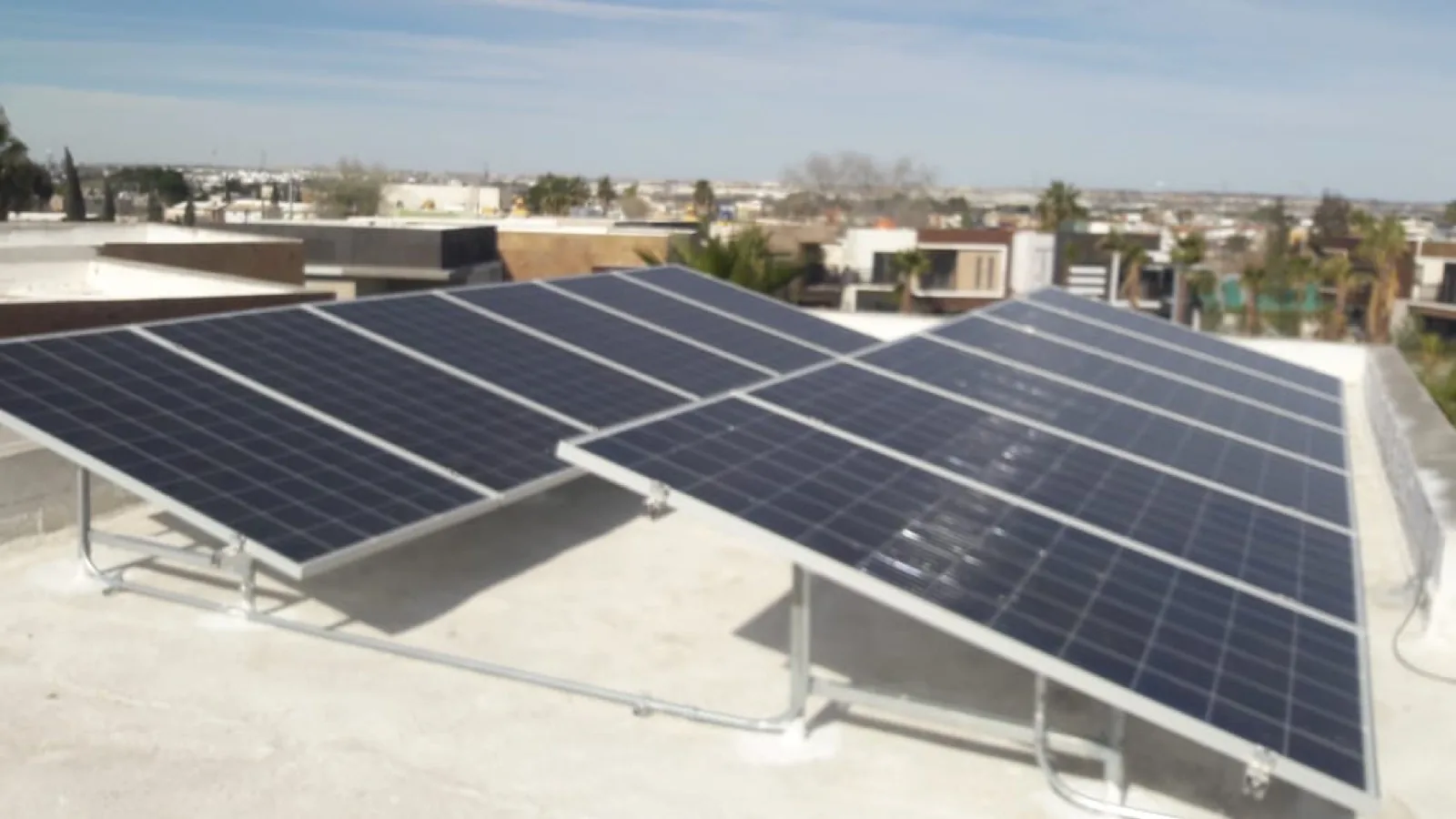 Paneles solares residenciales Senecu residencial