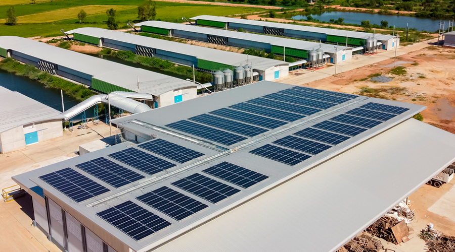 Sistema solar industrial en Ciudad Juárez